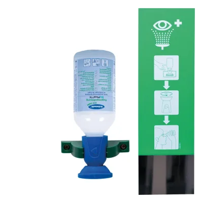 Actiomedic EYE CARE Single II fali szemkimosó állomás 250 ml BioPhos74 foszfát-puffer oldattal