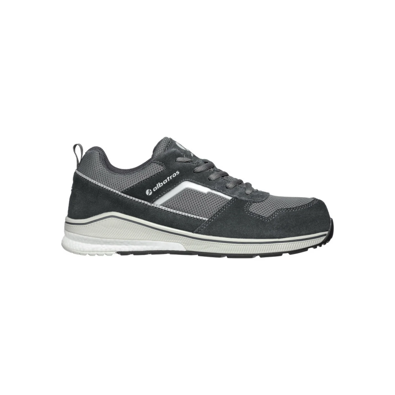 Albatros Court Grey Low S1P ESD HRO SRC munkavédelmi cipő Szürke