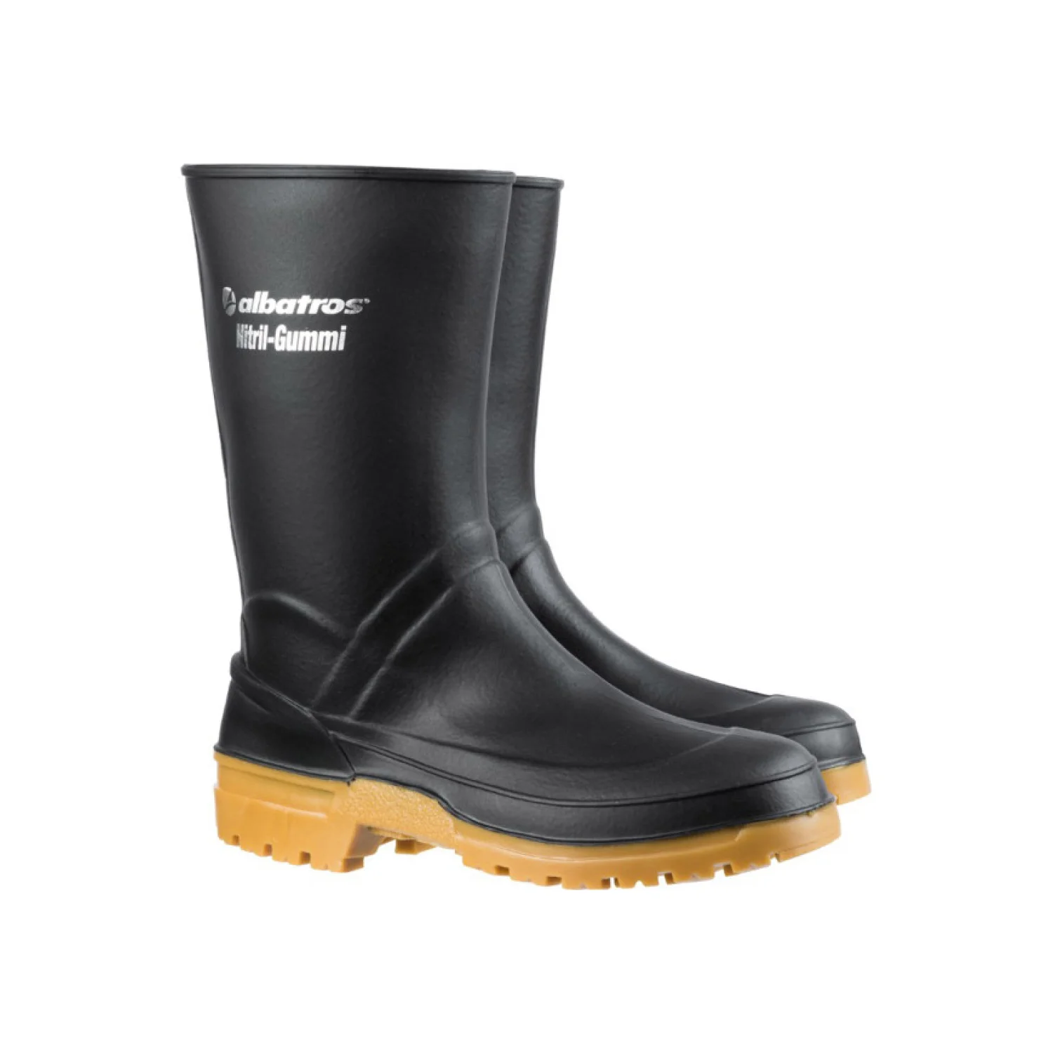 Albatros Guardian Mid Black nitril gumicsizma gumi- és pvc Fekete