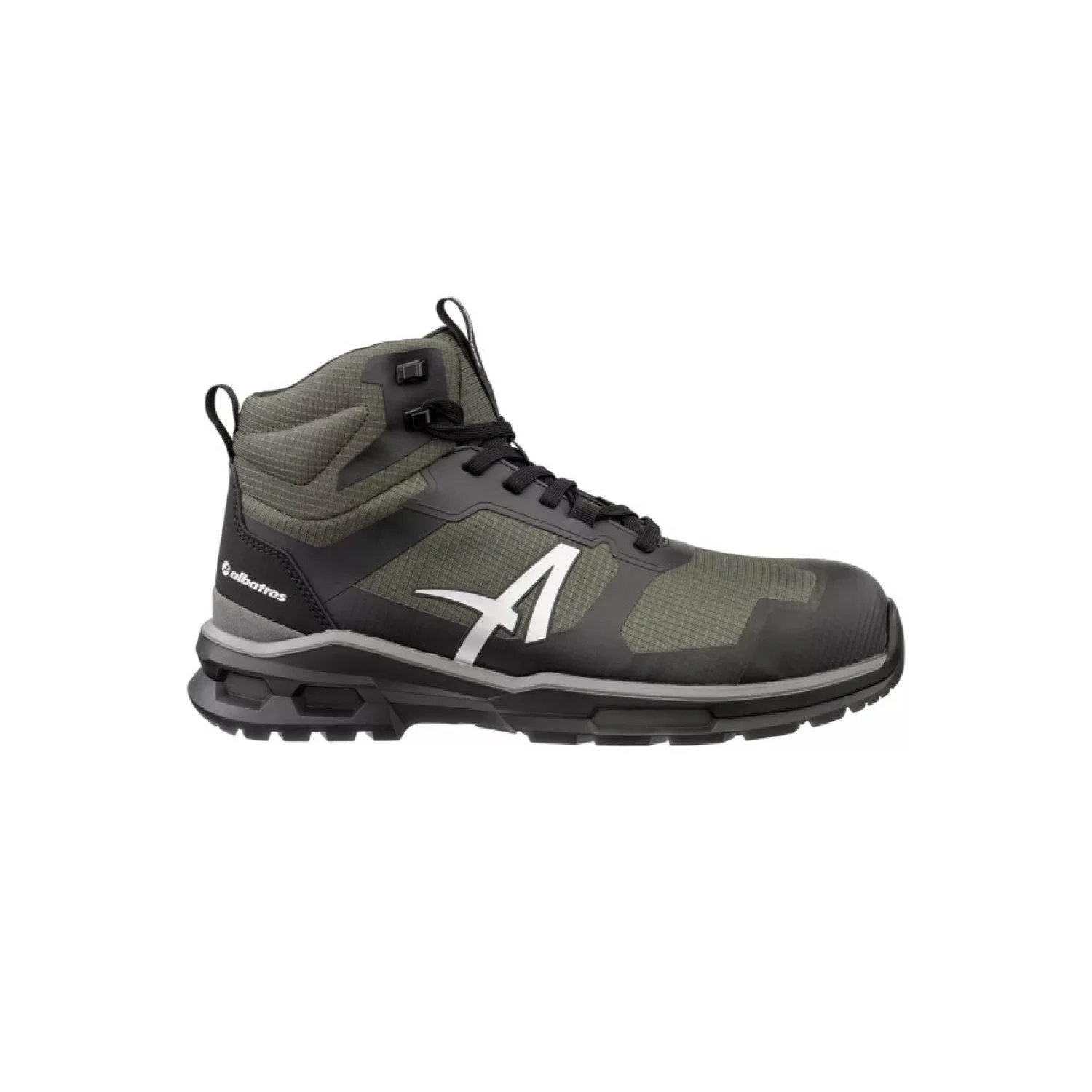 Albatros HALO Green Mid S3S ESD FO SR munkavédelmi bakancs Olívazöld
