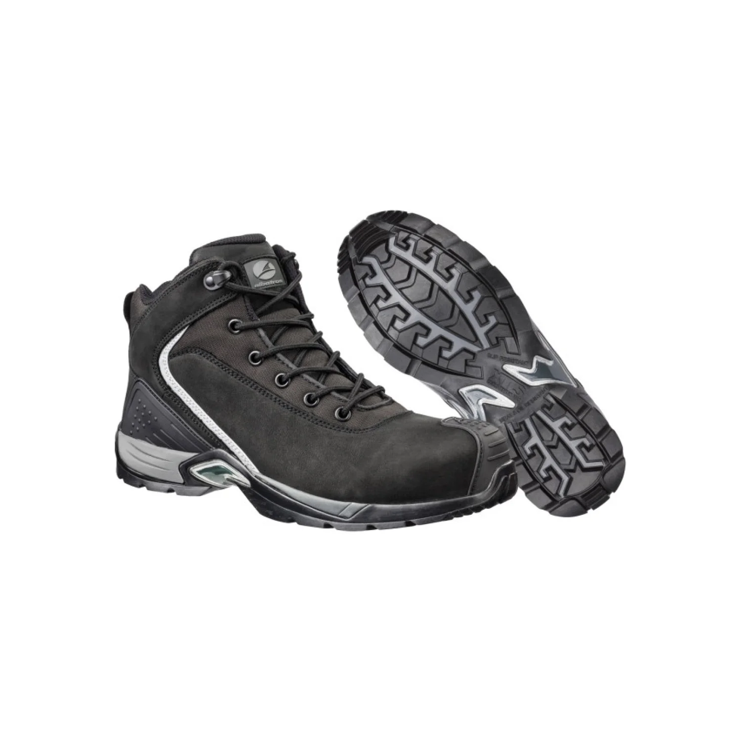 Albatros Runner XTS Mid S3S FO HRO SR munkavédelmi bakancs Fekete