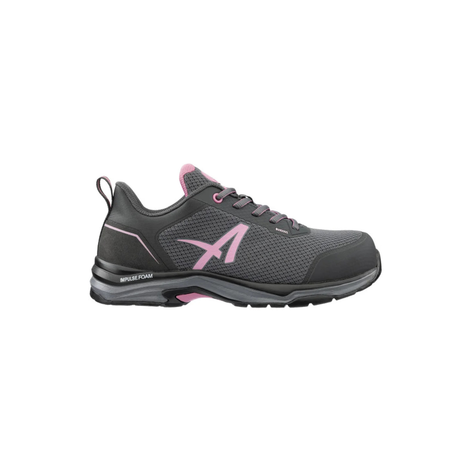 Albatros Twist Pink Wns Low S1PS ESD FO HRO SR női munkavédelmi cipő Szürke/rózsaszín