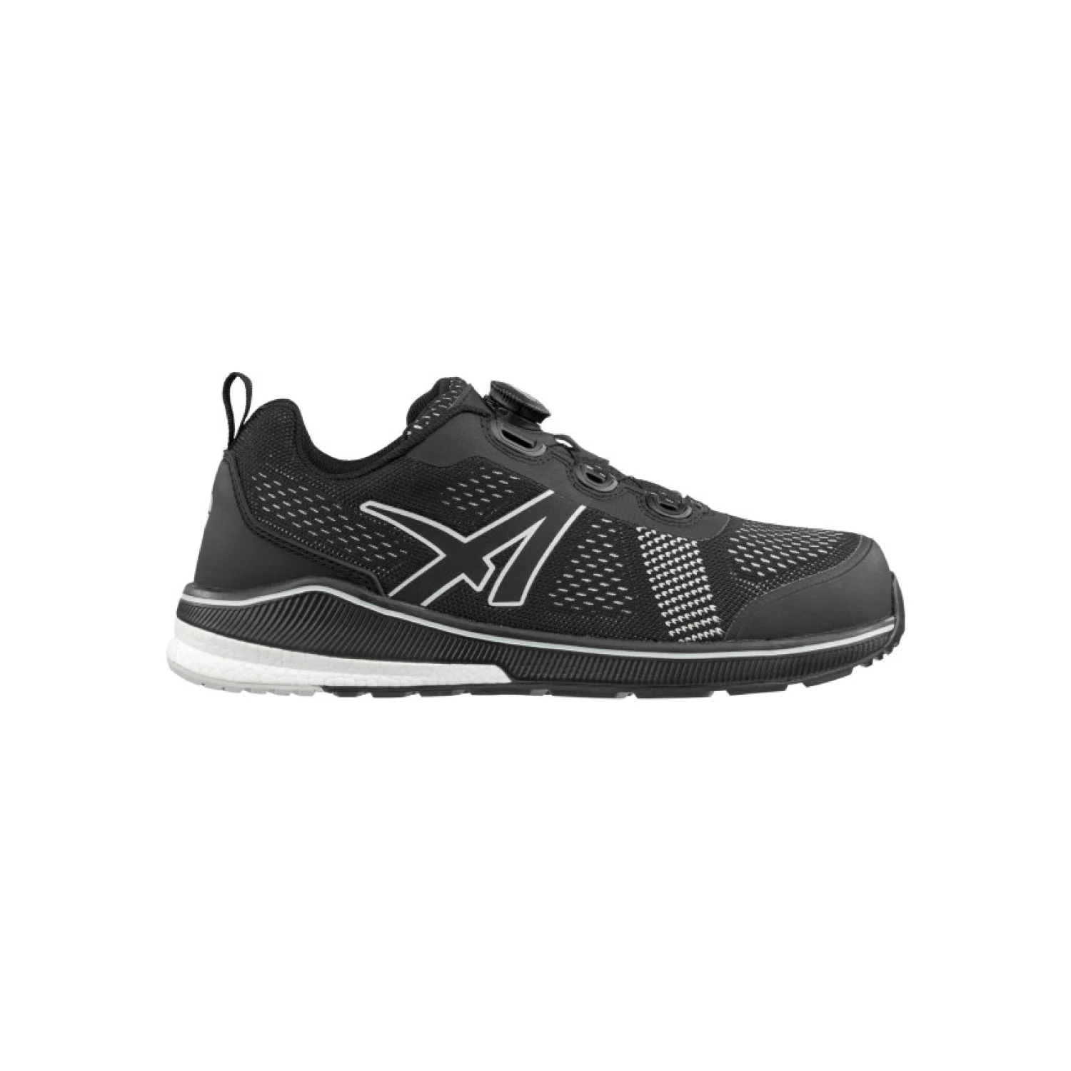 Albatros Voltage Black QL Low S1PS FO ESD HRO SR munkavédelmi cipő Fekete