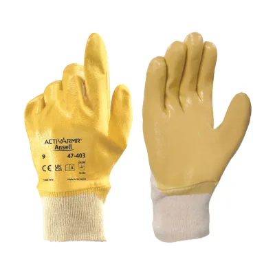 Ansell Nitrotough N250Y mártott kesztyű