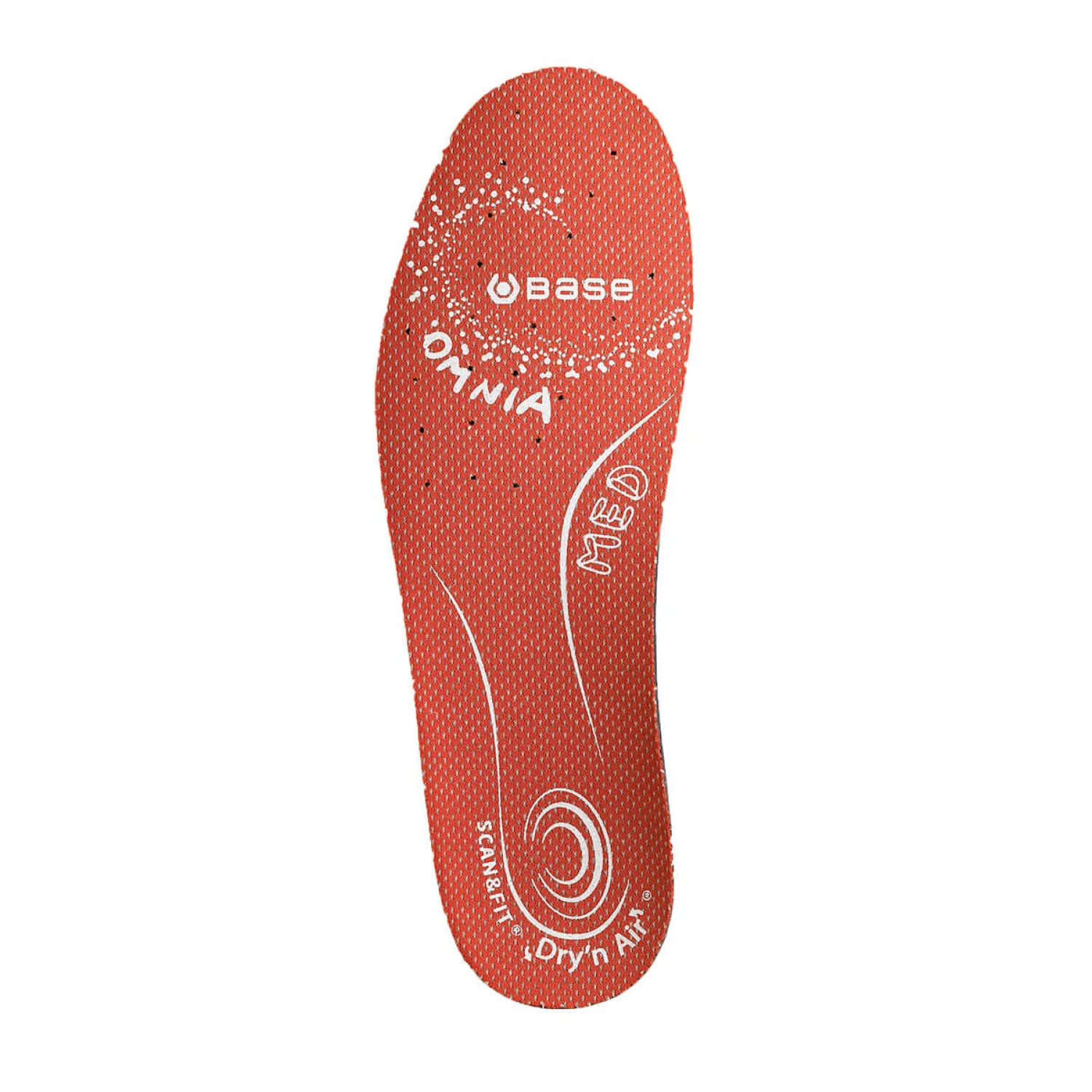 Base Dry'n Air Scan&Fit Omnia - Med Piros