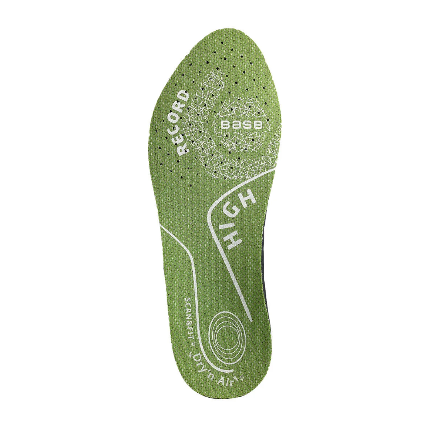 Base Dry'n Air Scan&Fit Record -High Zöld