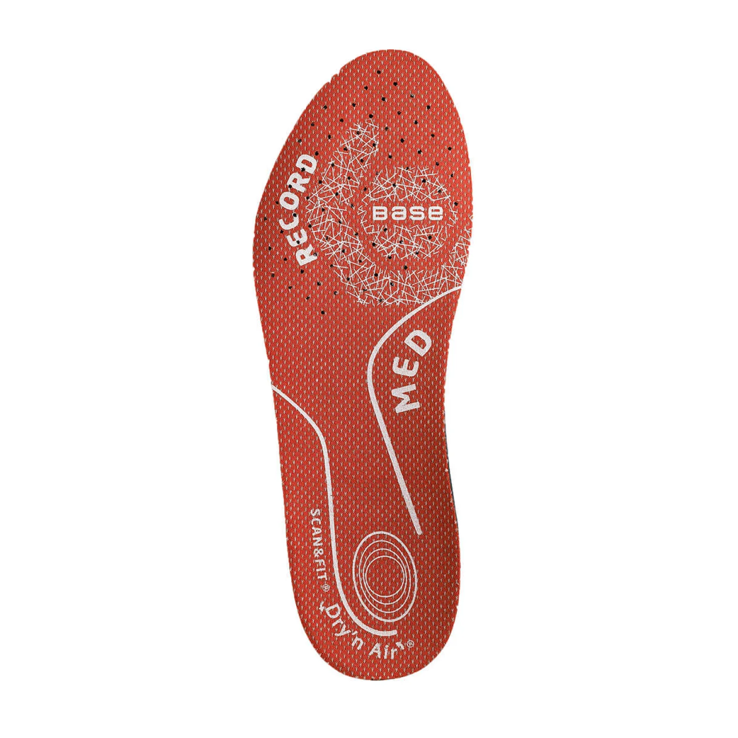 Base Dry'n Air Scan&Fit Record - Med Piros