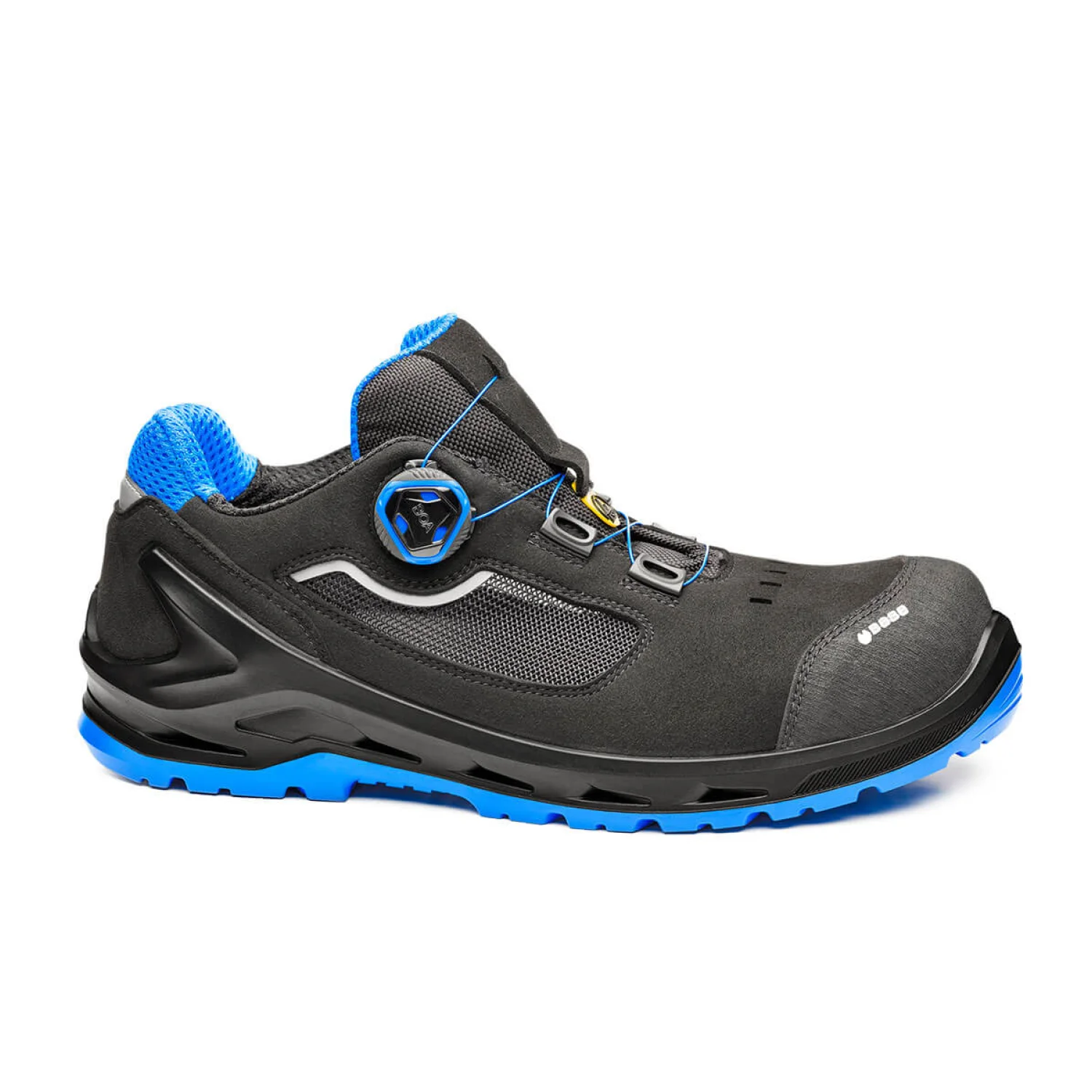 Base I-code shoe S1P ESD SRC félcipő Fekete/kék