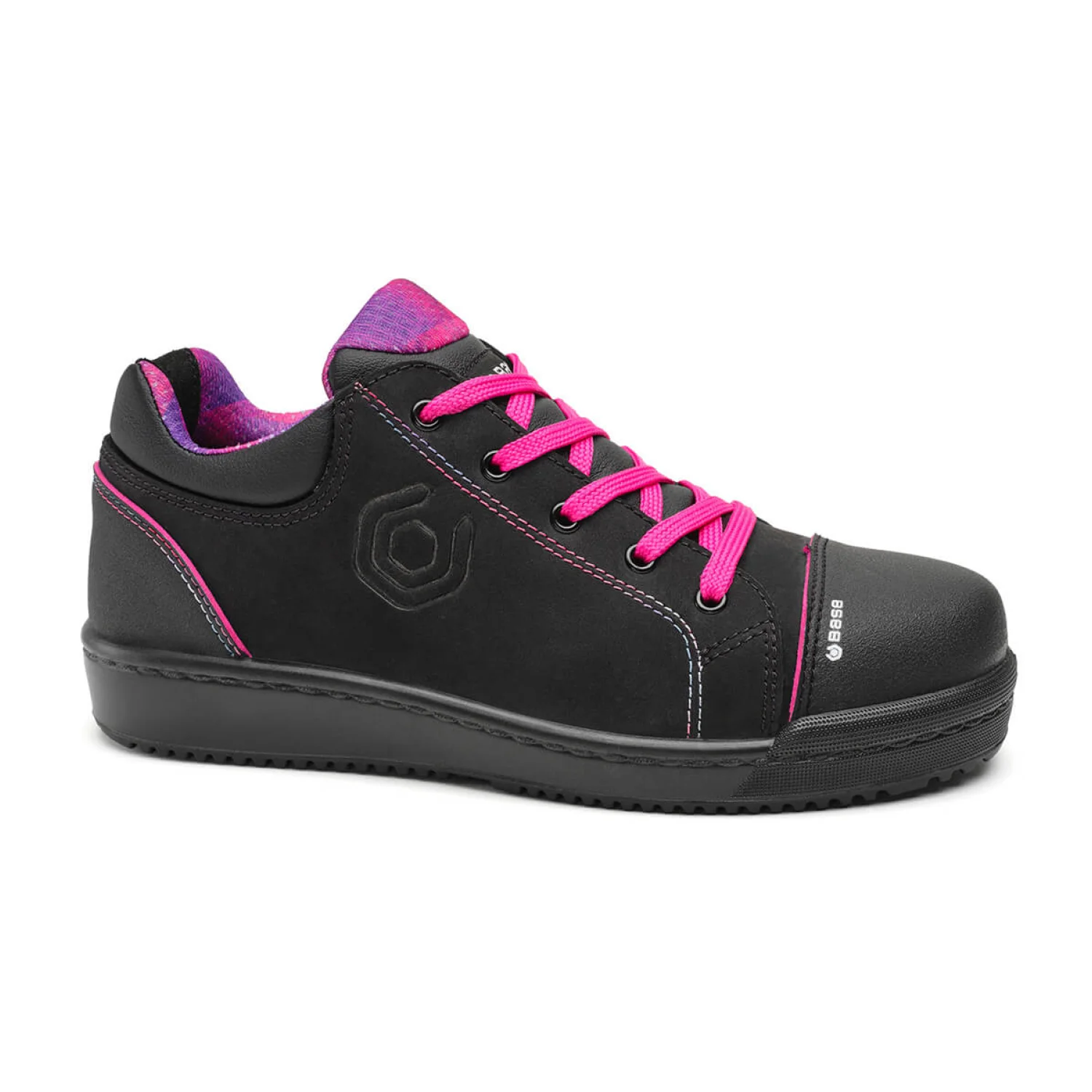Base Margot Shoe S3 SRC félcipő Fekete/fukszia