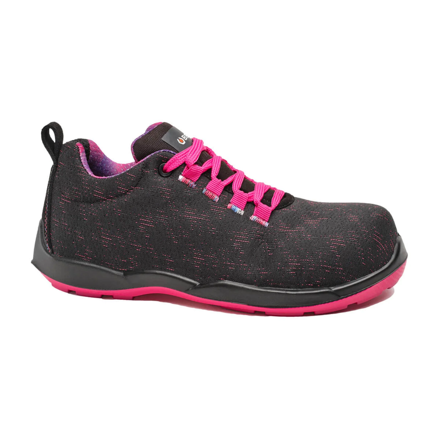 Base Violet Shoe S3L FO SR félcipő Fekete/fukszia