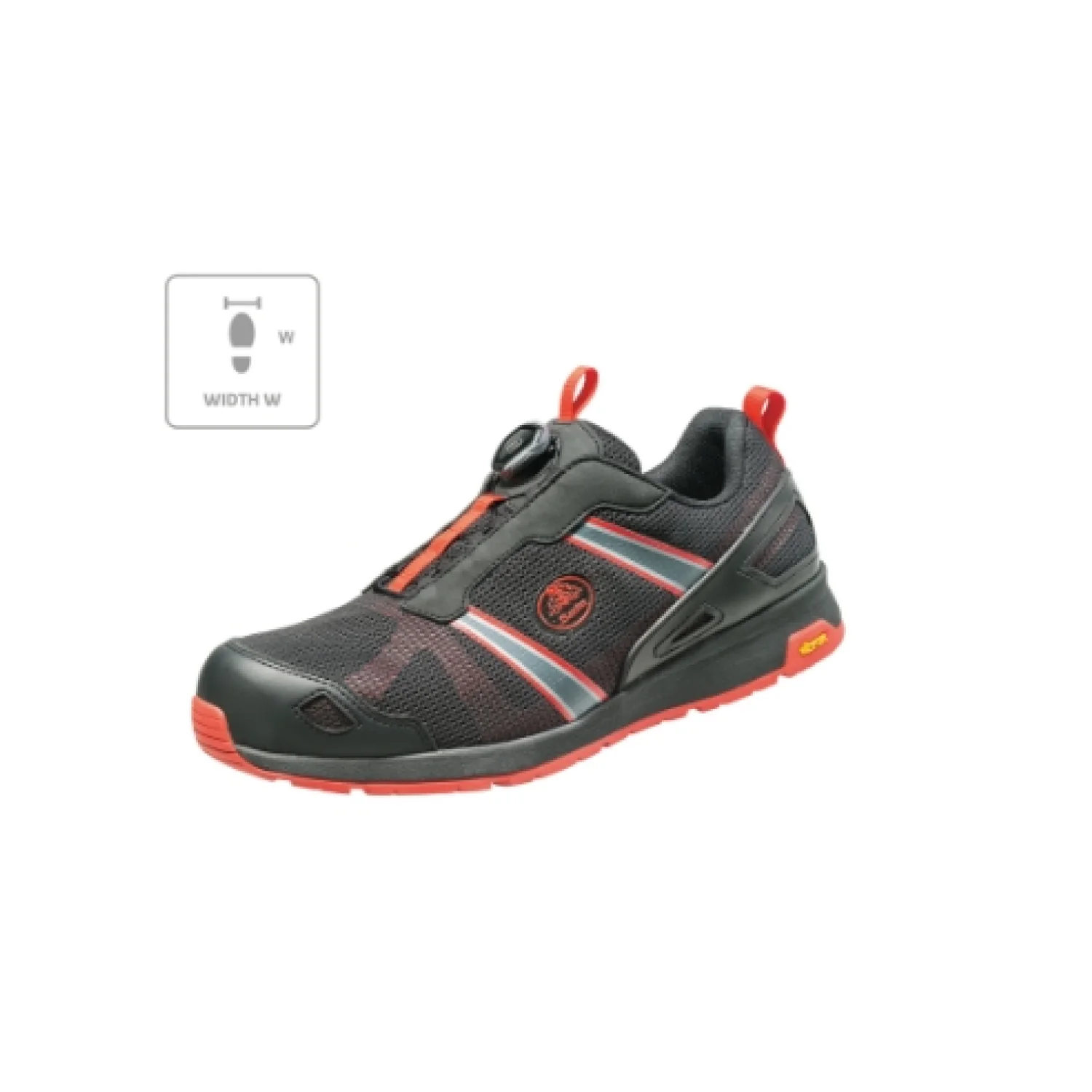 BATA INDUSTRIALS Bright 041 W félcipő Fekete B1