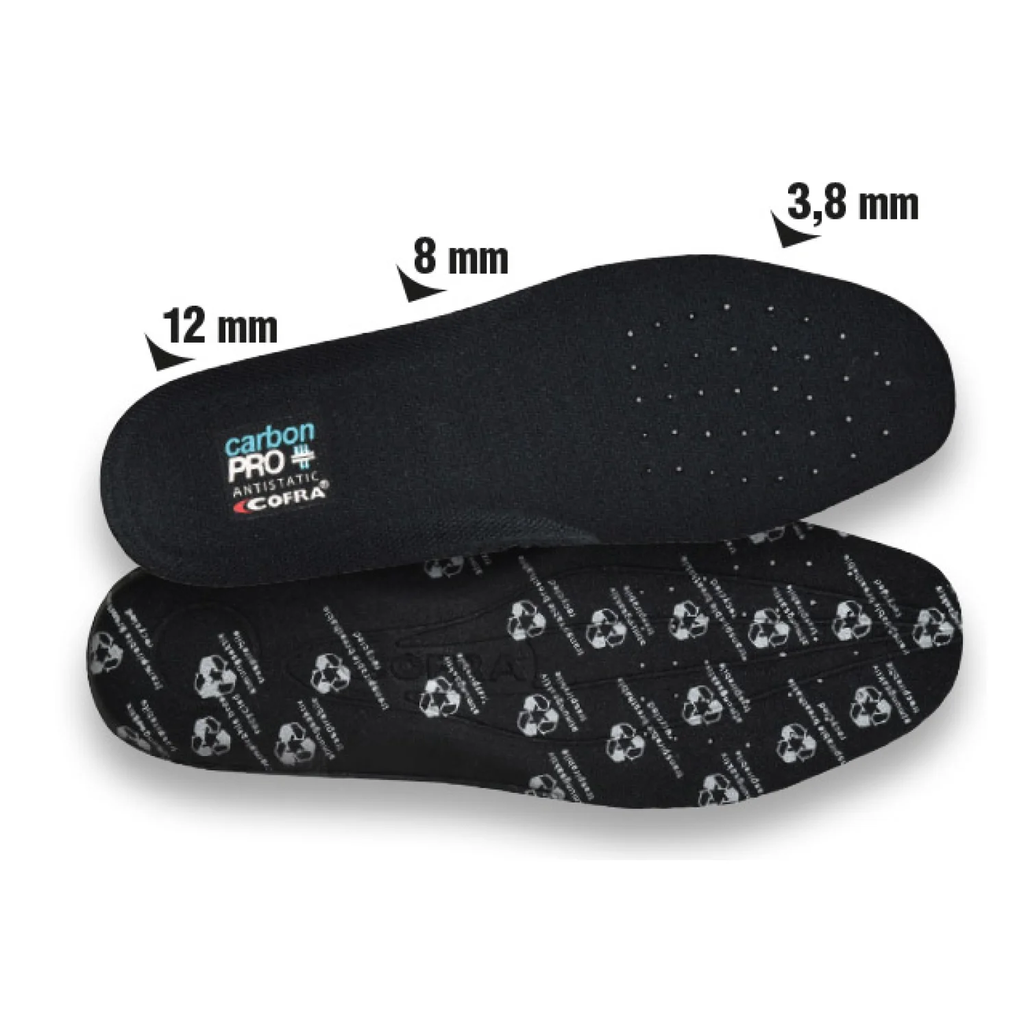 Carbon pro cofra soletta talpbetét
