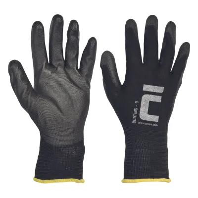 Cerva BUNTING black kesztyű nylon PU