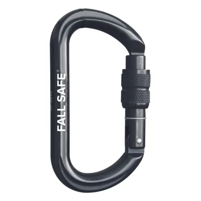 Cerva karabély oval Alu screw lock FS820 karabiner