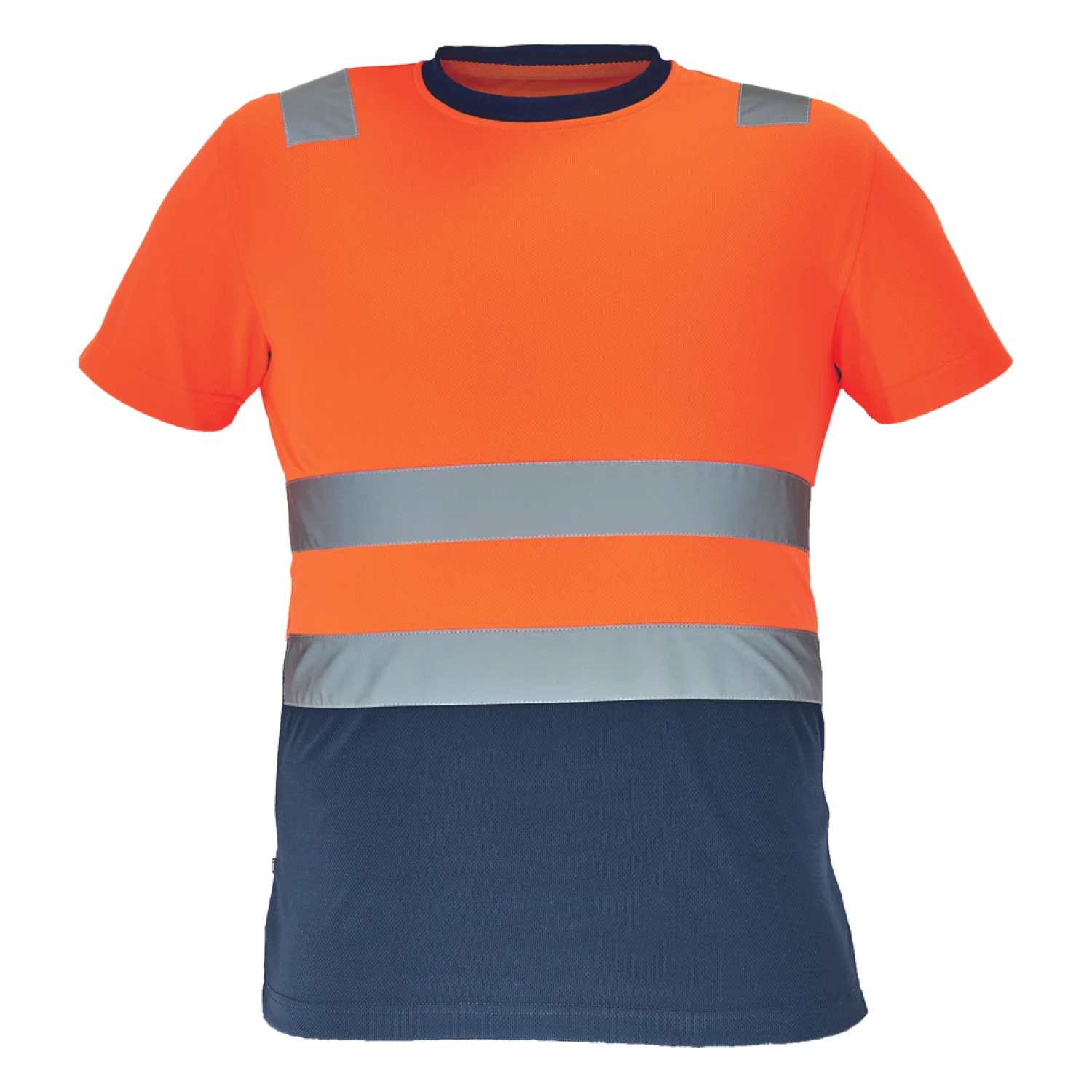 Cerva MONZON Hi-Vis póló Narancssárga/tengerészkék