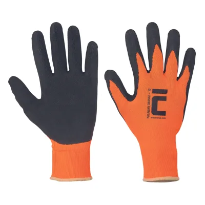 Cerva PALAWAN ORANGE kesztyű nylon/latex