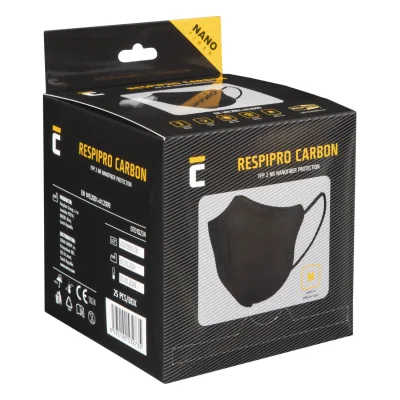 Cerva RespiPro Carbon FFP2 25db pormaszk