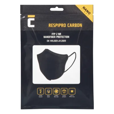 Cerva RespiPro Carbon FFP2 3db pormaszk