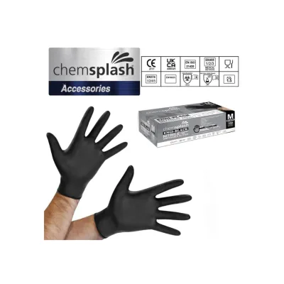 Chemsplash egyszerhasználatos púdermentes nitril kesztyű (100db)