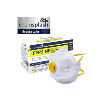 Chemsplash FFP2 összehajtható szelepes maszk (10db)