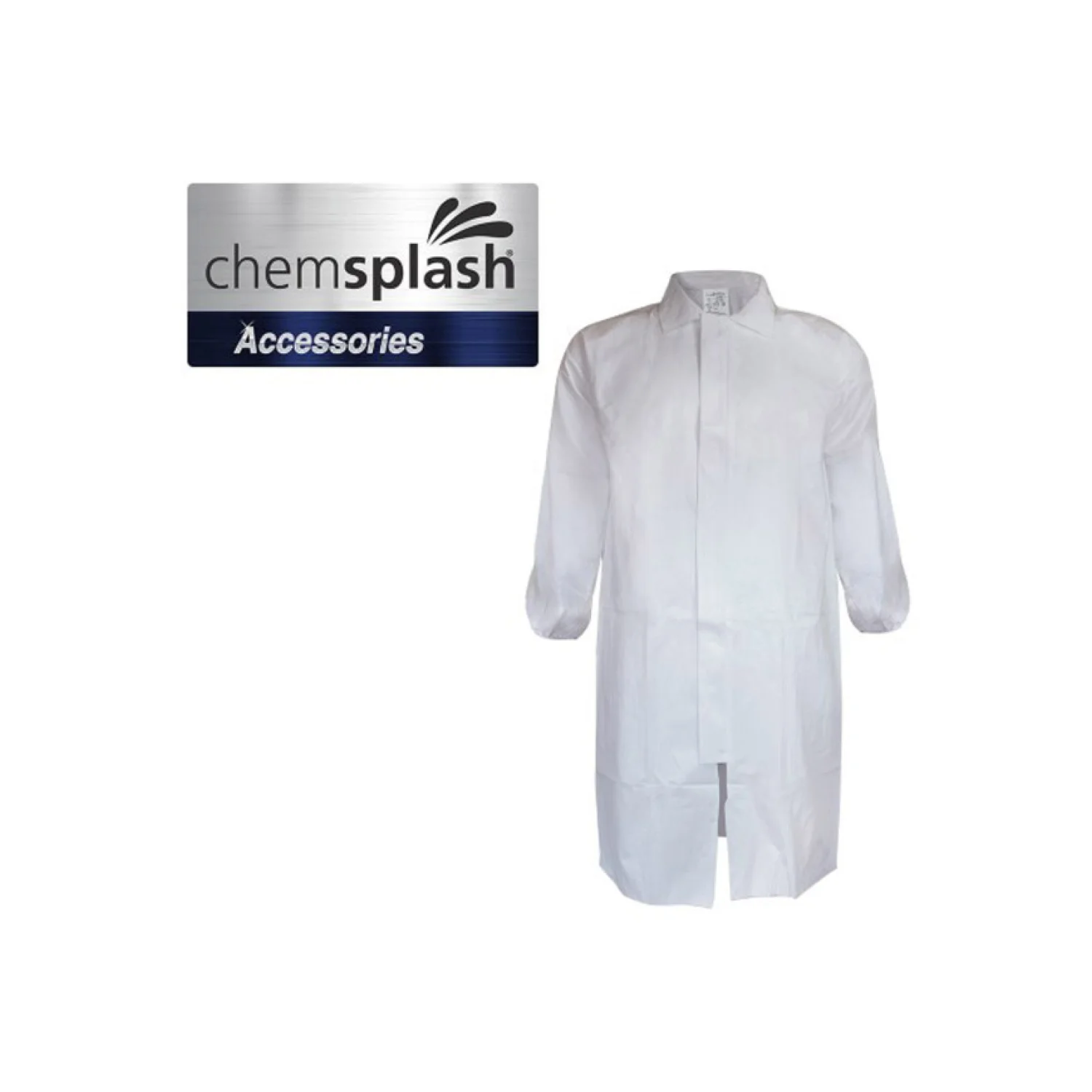 Chemsplash zippzáras köpeny PB/6B Fehér