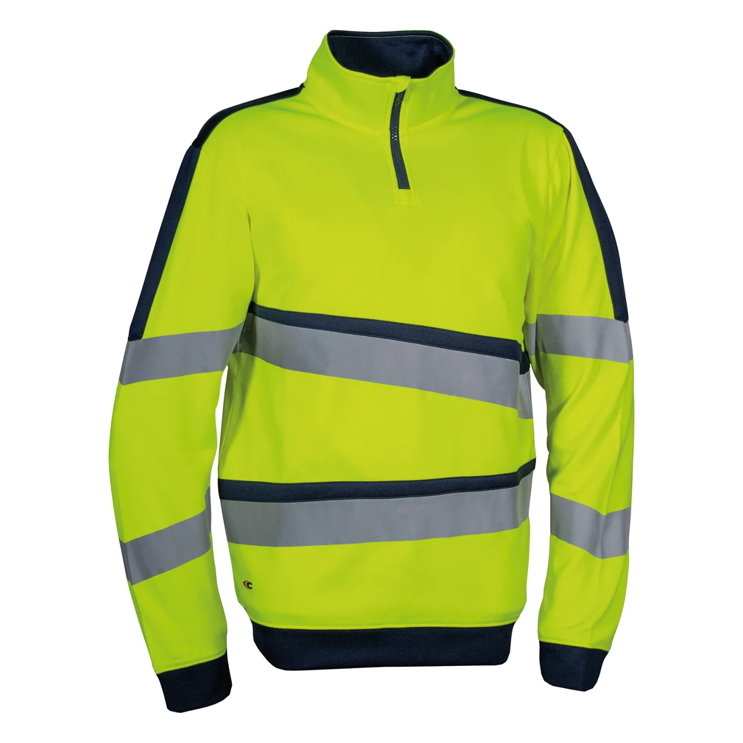 COFRA Lixus láthatósági repet pulóver pulóverek és kardigán Hivis sárga/sötétkék