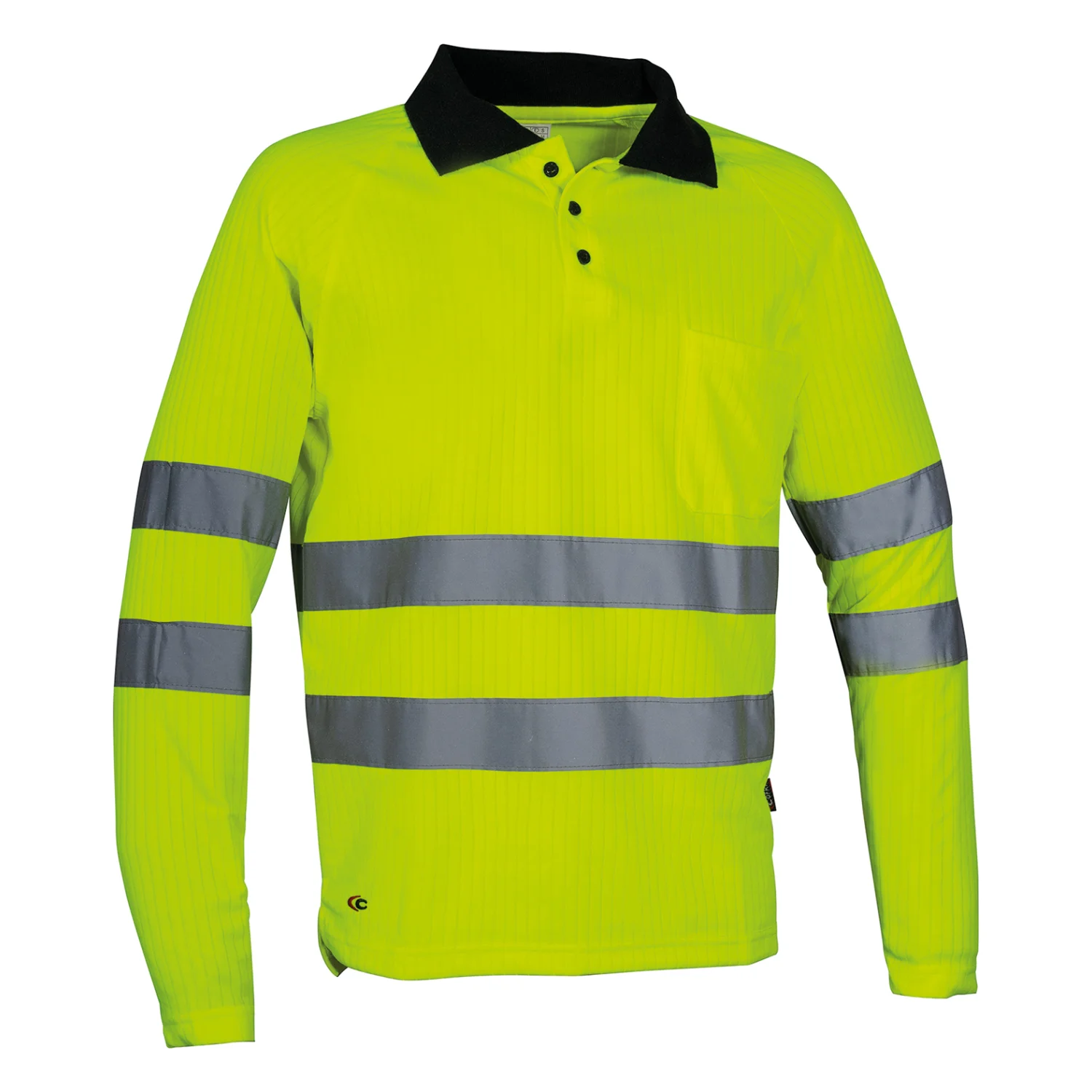 COFRA New sun láthatósági póló Borostyán fluo