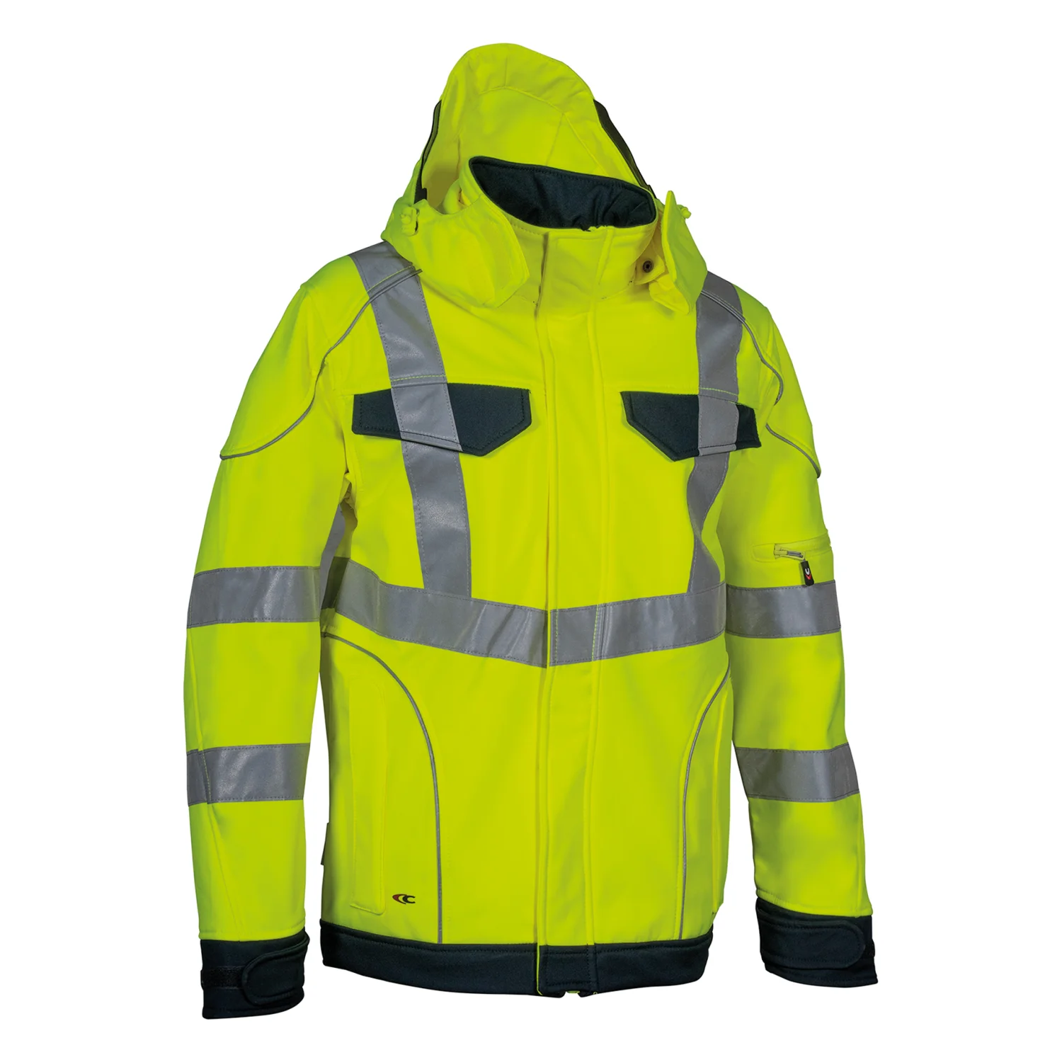 COFRA Rivas softshell dzseki Borostyán/sötétkék