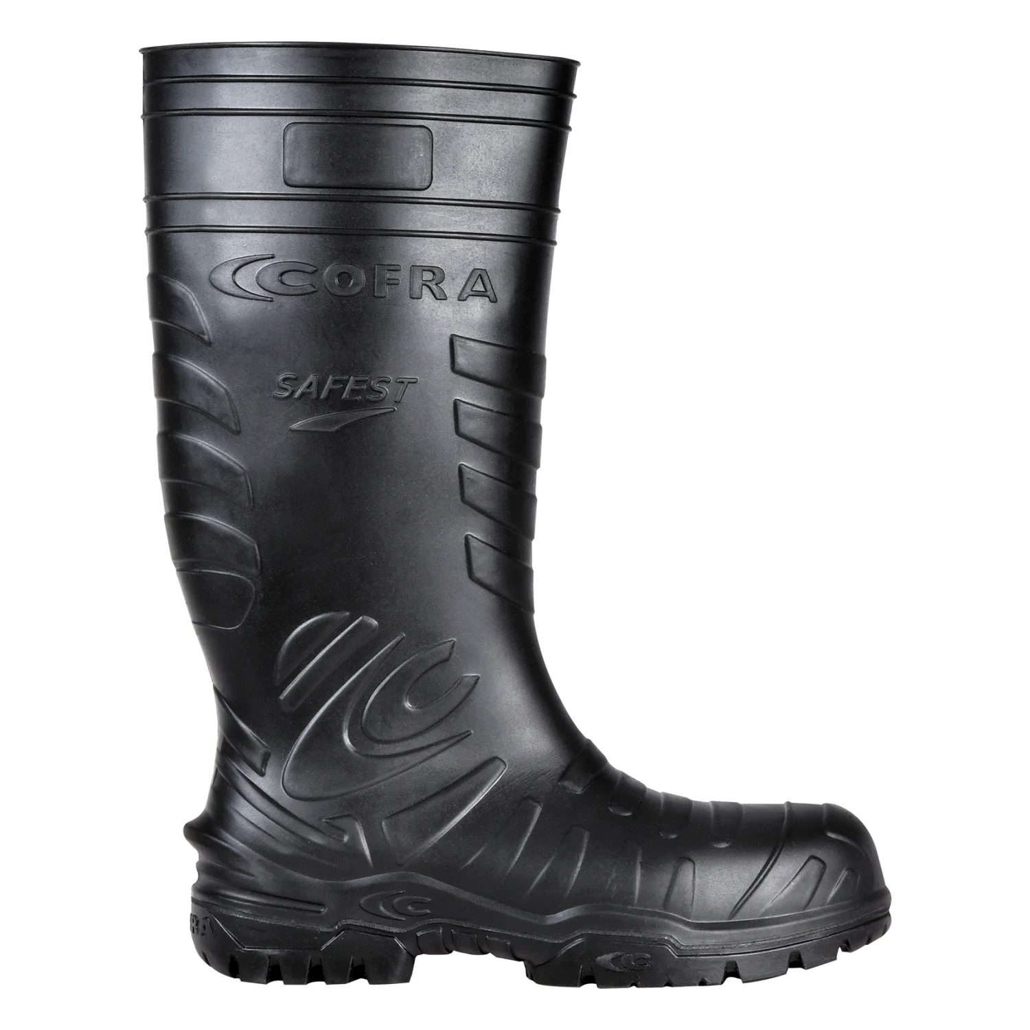 COFRA Safest black S5S CI LG FO SR védőcsizma gumi- és pvc