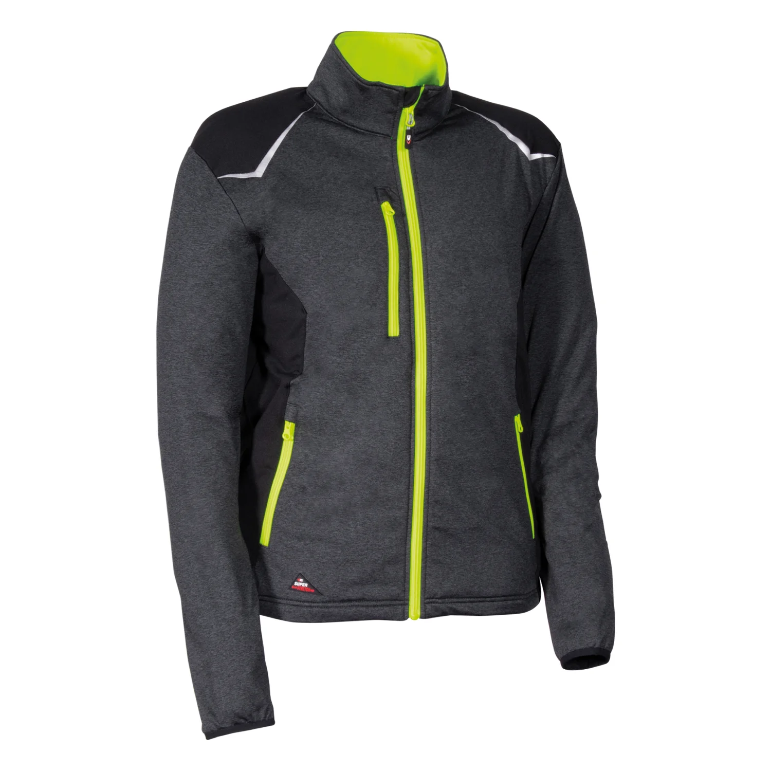 COFRA Tilburg (05 FEKETE/ANTR./GIA.FLU repet stretch pulóver 300GR pulóverek és kardigán