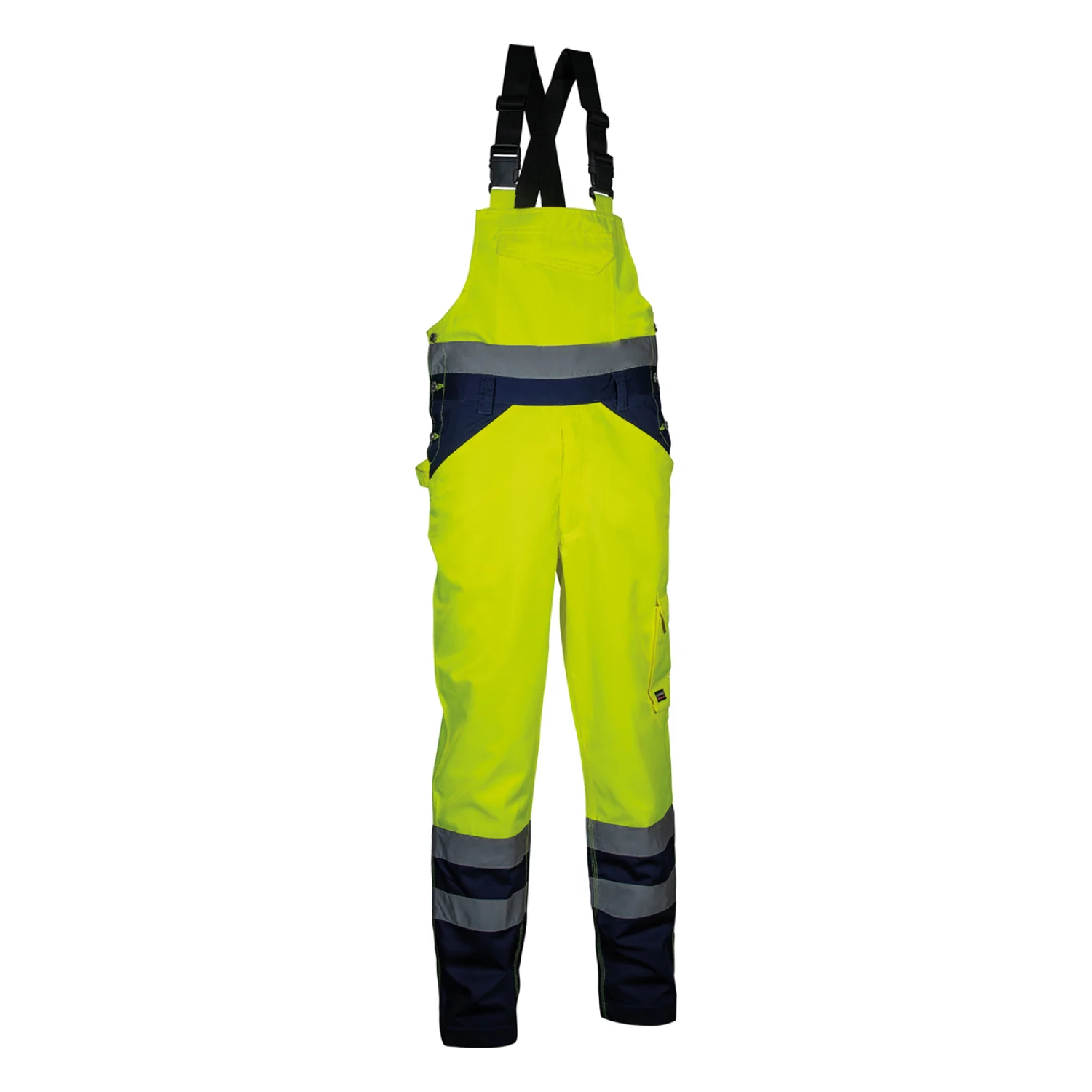 COFRA Tuttle kantáros nadrág Borostyán fluo/sötétkék