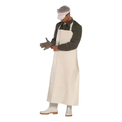 Coverguard fehér hentes kötény