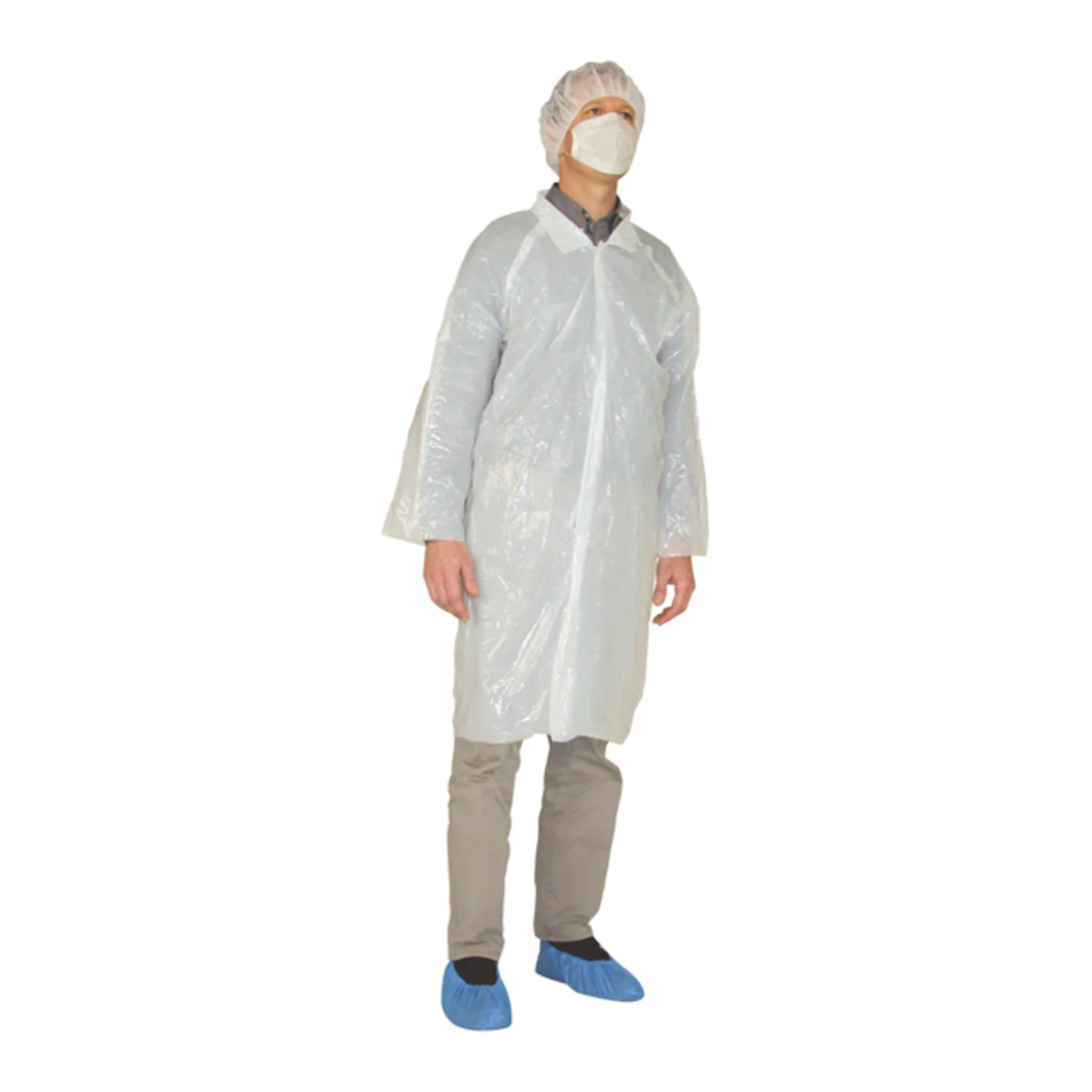 Coverguard Visitor coat egyszer használatos kesztyű Fehér