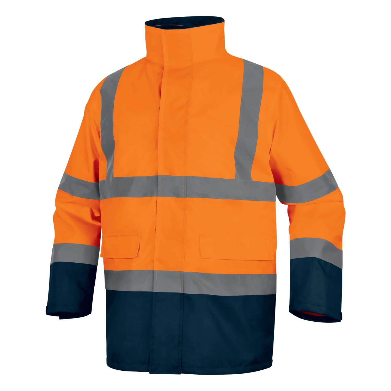 Delta Plus SPEED jól láthatósági outdoor – kabát Fluo narancssárga-tengerészkék