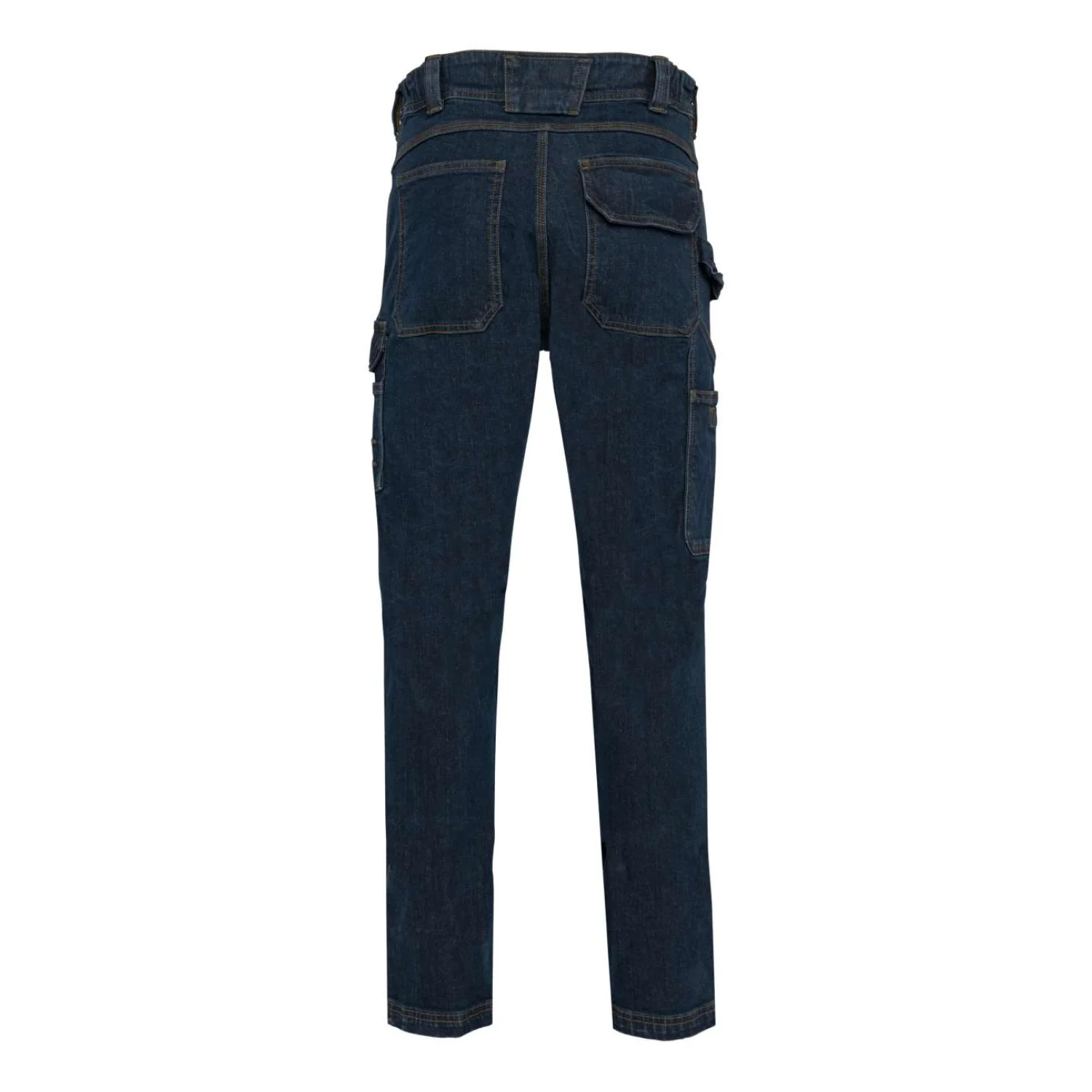 Designed To Work Férfi többzsebes denim nadrág Kék rinse