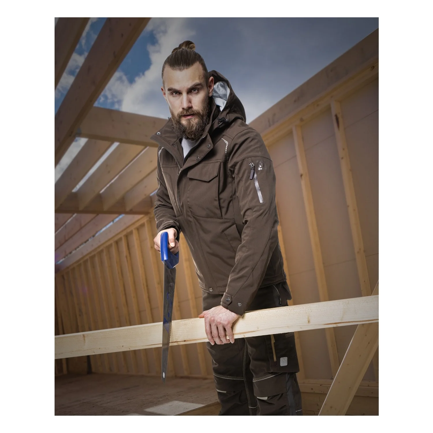 Dzseki softsh. ARDON®R8ED+ férfi Barna