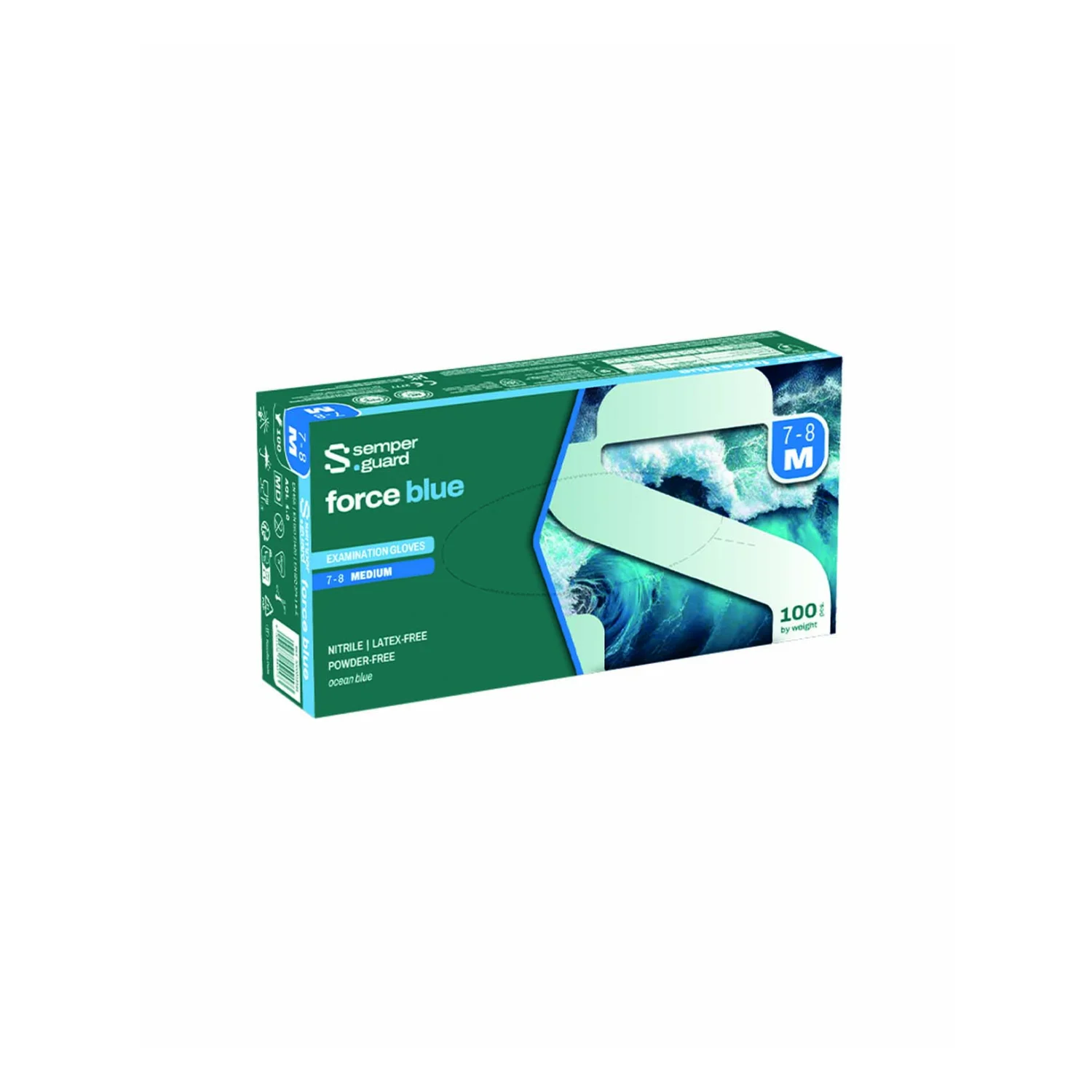 Egyéb Eldobható kesztyű SEMPERGUARD® Comfort púdermentes Kék