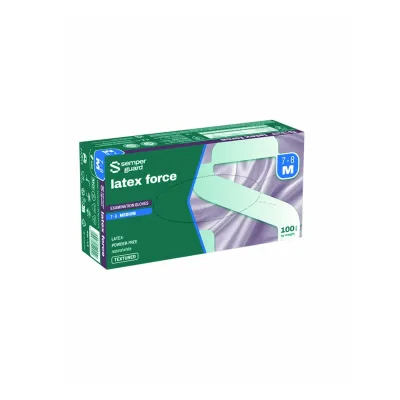 Eldobható kesztyű SEMPERGUARD® LATEX púdermentes