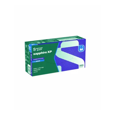 Eldobható kesztyű semperguard® sapphire XP black púdermentes (korábban STYLE)
