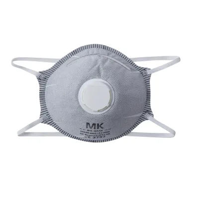 Respirátor AP81001CV:alakíított (CUP) FFP2 szeleppel és előszűrővel aktív szénnel csom. 10db ffp2 maszk