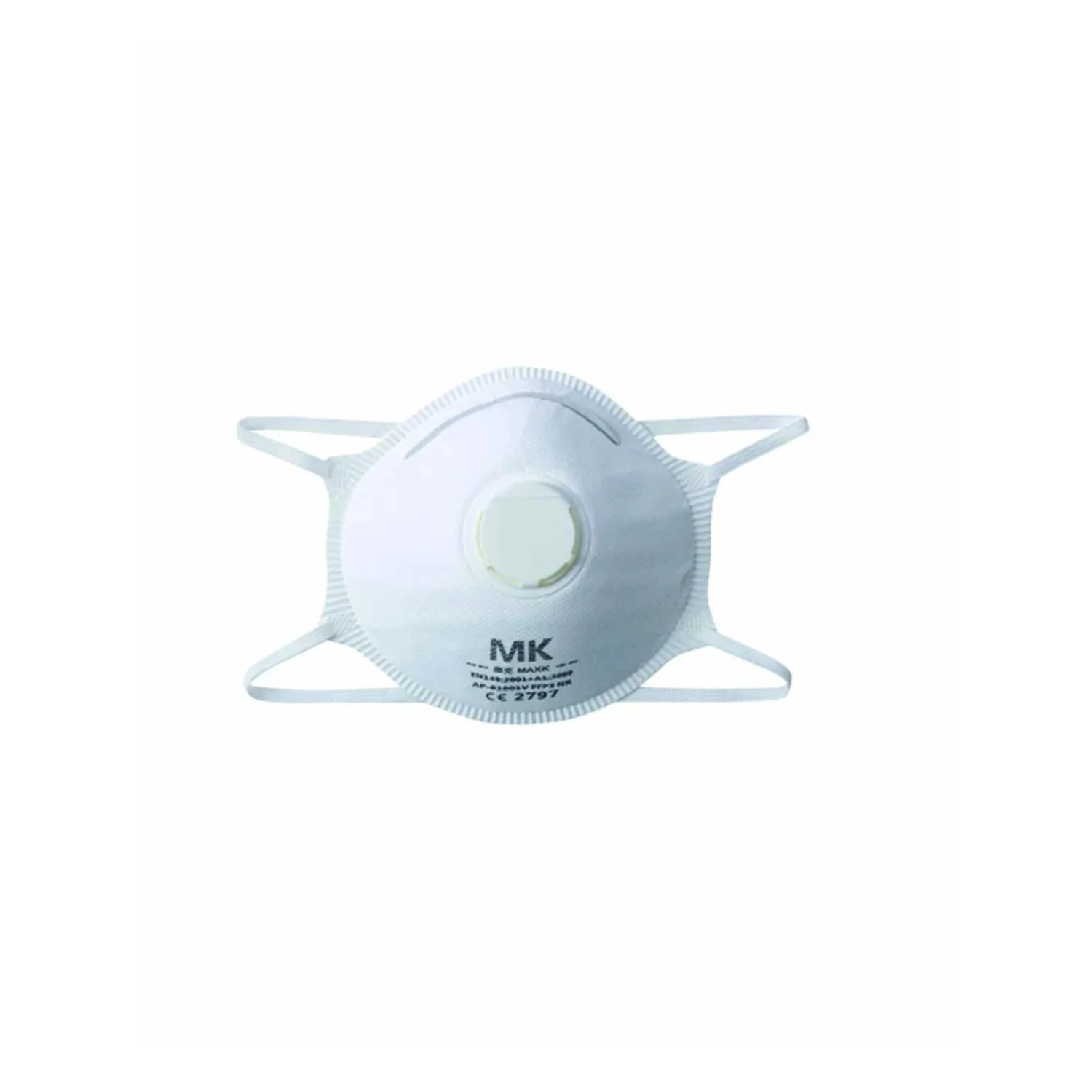 Egyéb Respirátor AP81001V:alakított FFP2 szeleppel a csomagolásban 10db ffp2 maszk