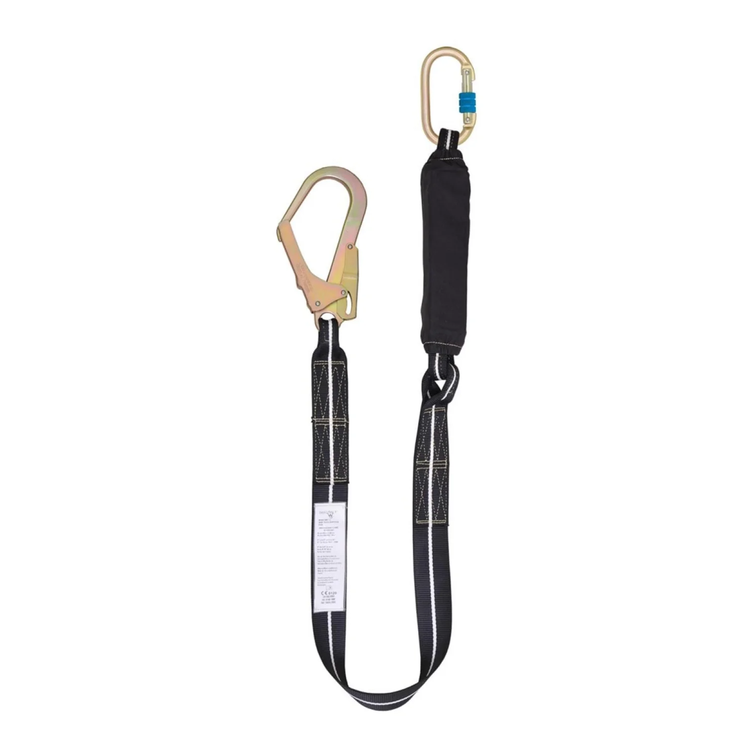 Energiaelnyelő Irudek FR4 lángálló, fekete, 150cm energiaelnyelő kantár