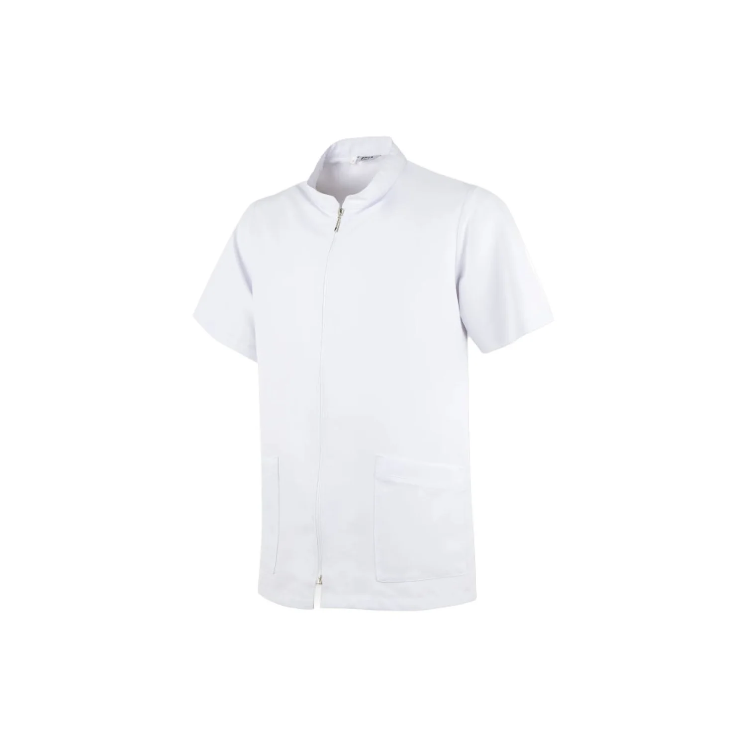 GARY’S WORKWEAR GARYS - MALLORCA férfi cipzáras rövid ujjú felső Fehér