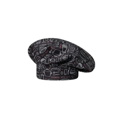 GARY’S WORKWEAR GARYS - unisex tépőzáras séfsapka nyomtatott mintás