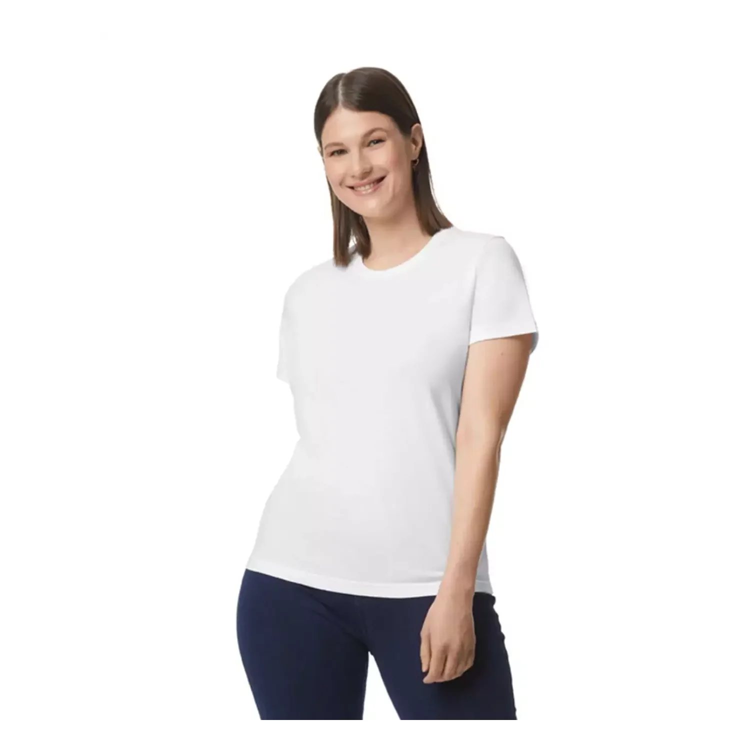 Gildan SOFTSTYLE™ midweight női póló Fehér