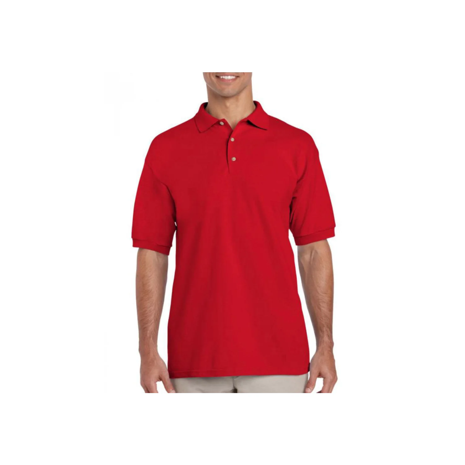 Gildan Ultra COTTON™ felnőtt pique póló Piros