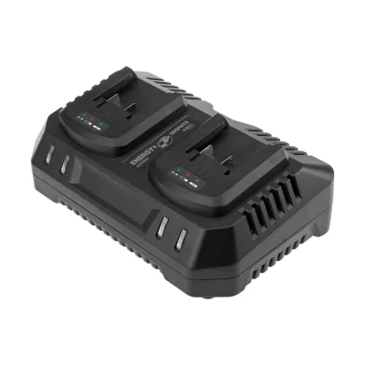 GRAPHITE Akkumulátortöltő dupla ENERGY+ egyakkus rendszerhez, 240W, 2x3A akkus gép