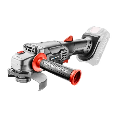 GRAPHITE Akkus sarokcsiszoló ENERGY+ 18V, 115mm, akku nélkül akkus gép