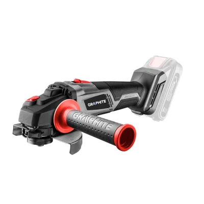 GRAPHITE Akkus szénkefementes sarokcsiszoló ENERGY+ 18V, 125mm, akku nélkül akkus gép