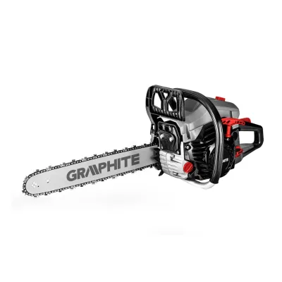 GRAPHITE Benzines láncfűrész 2kW (2,7LE), láncvezető 18" (450mm) gép